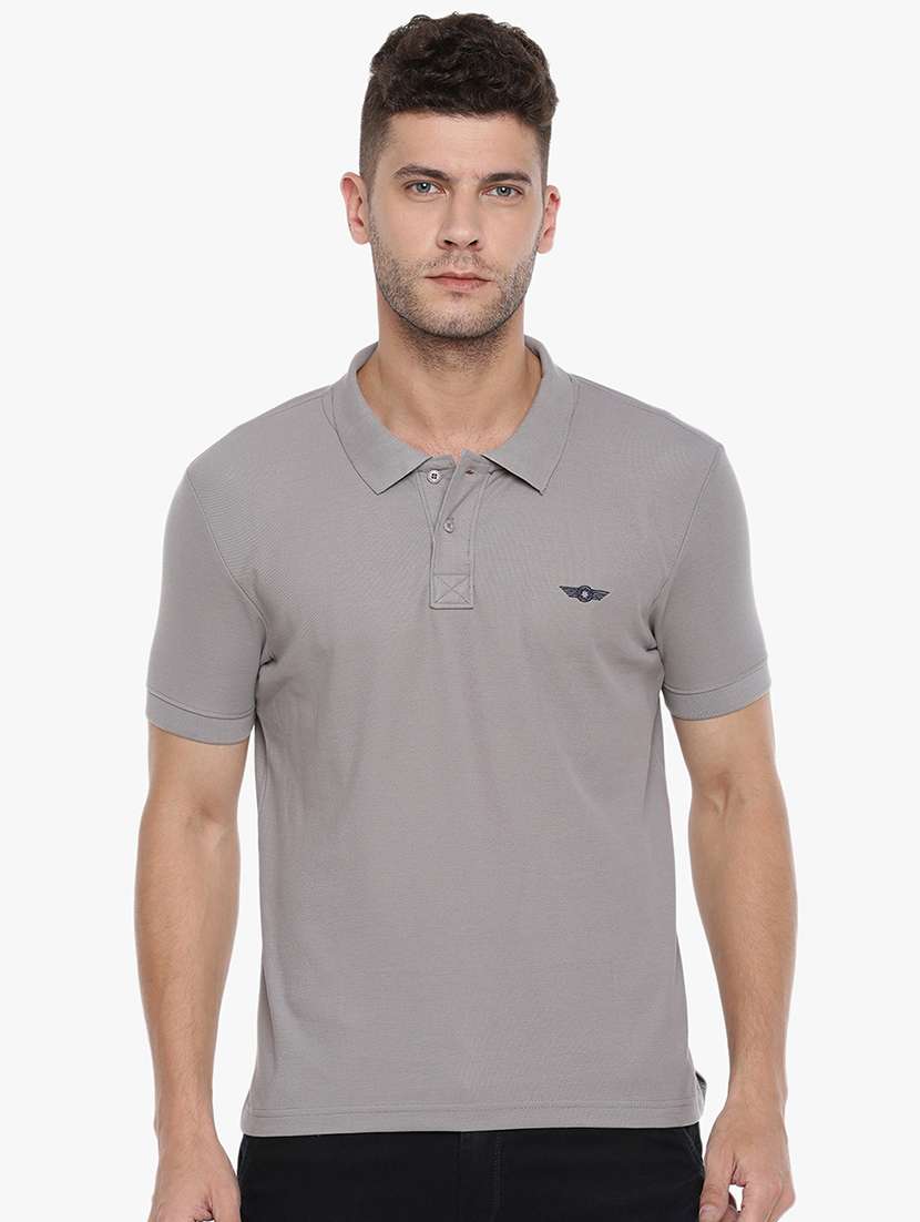 men solid short sleeve t-shirt - 21576226 - Zoom Image - 0