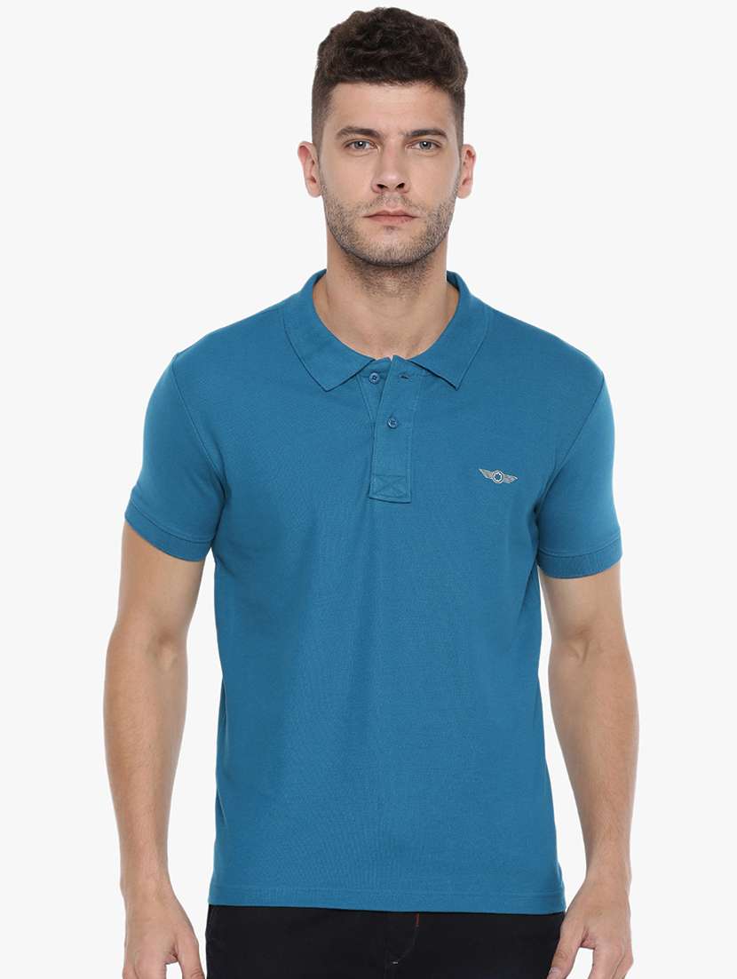 men solid short sleeve t-shirt