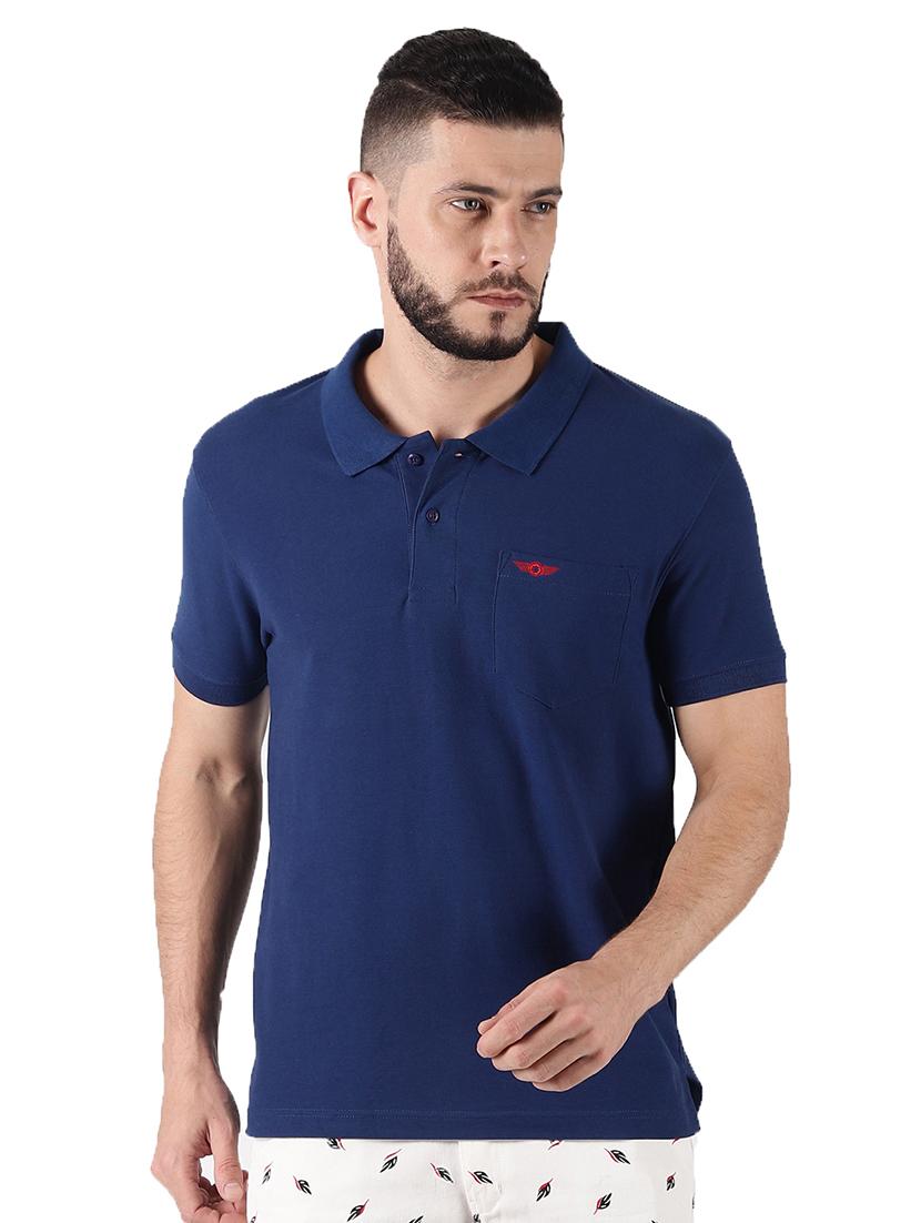 men solid short sleeve t-shirt - 21576279 -  Zoom Image - 0