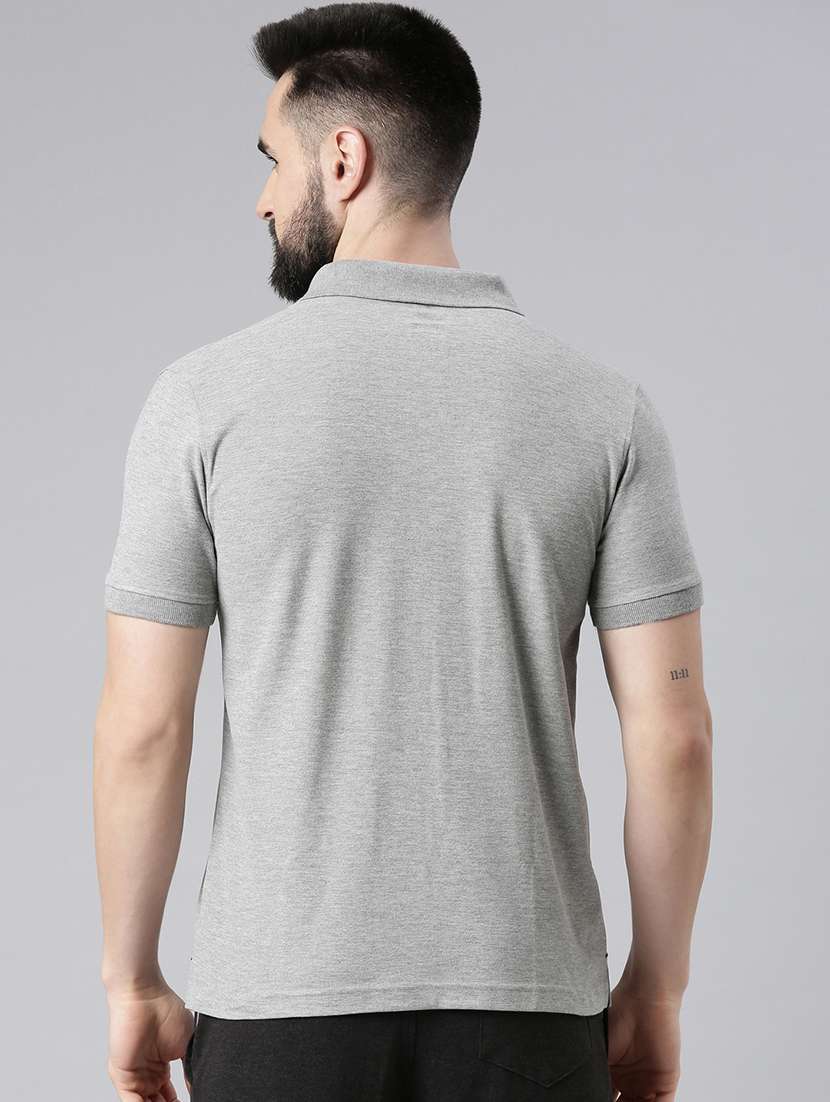 men solid pack of 2 short sleeve t-shirt - 21576308 -  Standard Image - 2