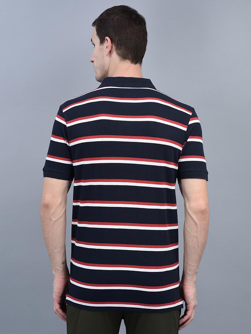 men stripe short sleeve t-shirt - 21576331 - Standard Image - 2
