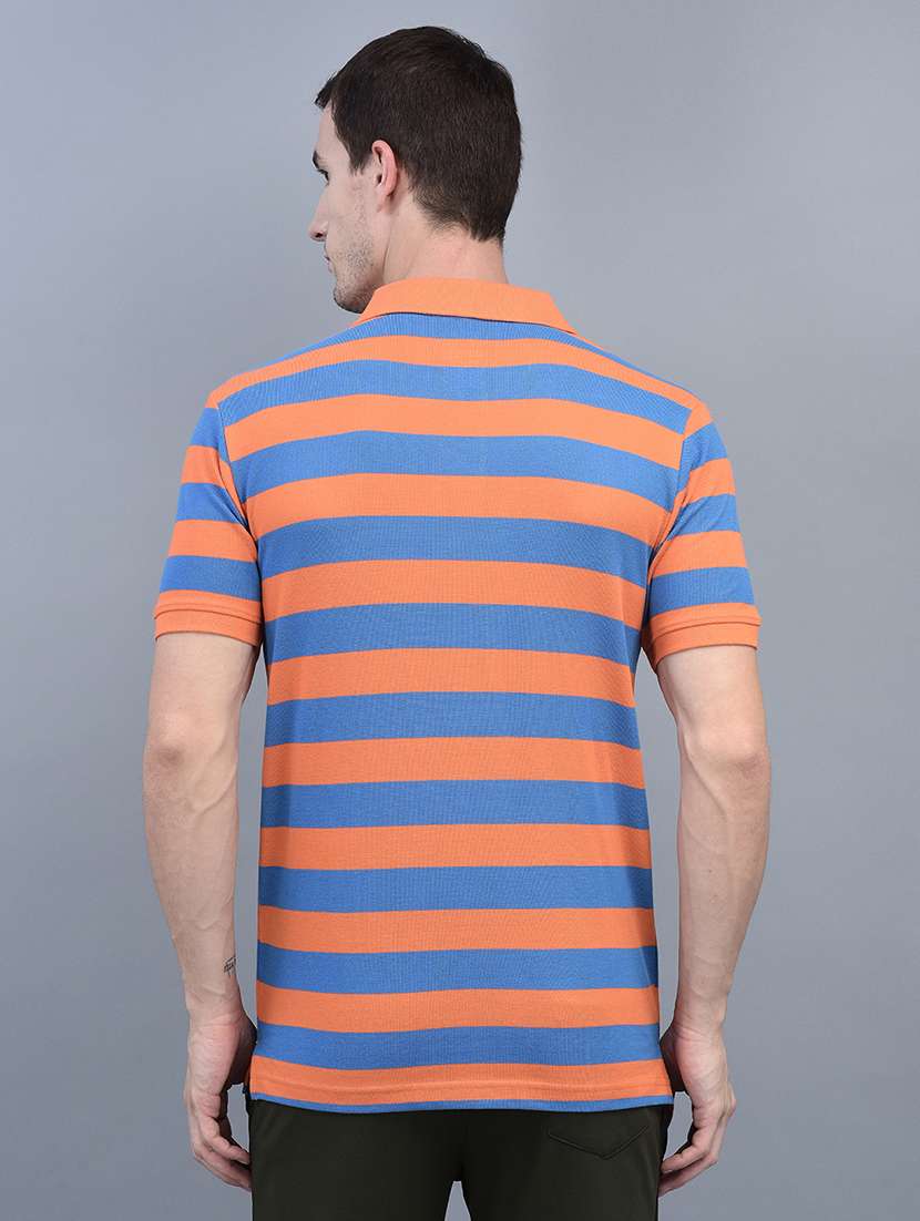 men stripe short sleeve t-shirt - 21576334 - Standard Image - 2