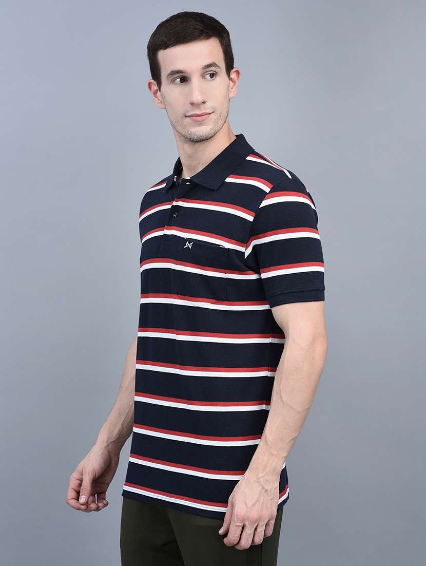 men stripe pack of 2 short sleeve t-shirts - 21576336 - Standard Image - 2