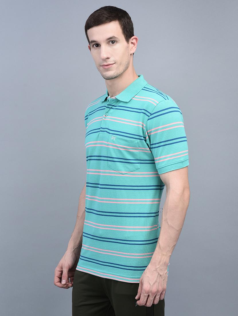 men stripe pack of 2 short sleeve t-shirts - 21576339 - Standard Image - 2