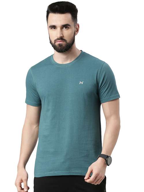 men solid short sleeve t-shirt - 21576357 - Standard Image - 0