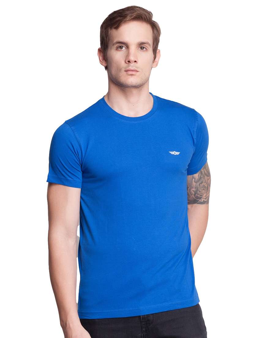 men solid short sleeve t-shirt - 21576358 - Zoom Image - 0