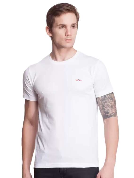 men solid short sleeve t-shirt - 21576359 - Zoom Image - 0