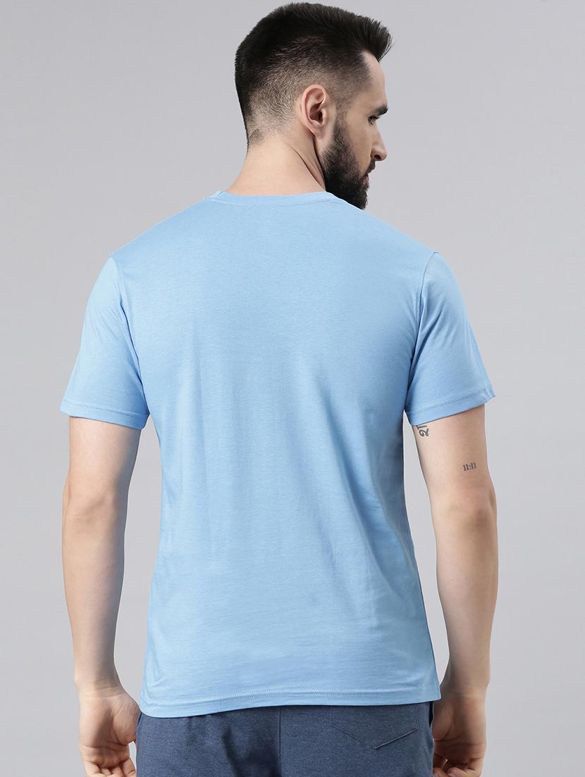 men solid pack of 2 short sleeve t-shirt - 21576382 -  Standard Image - 2
