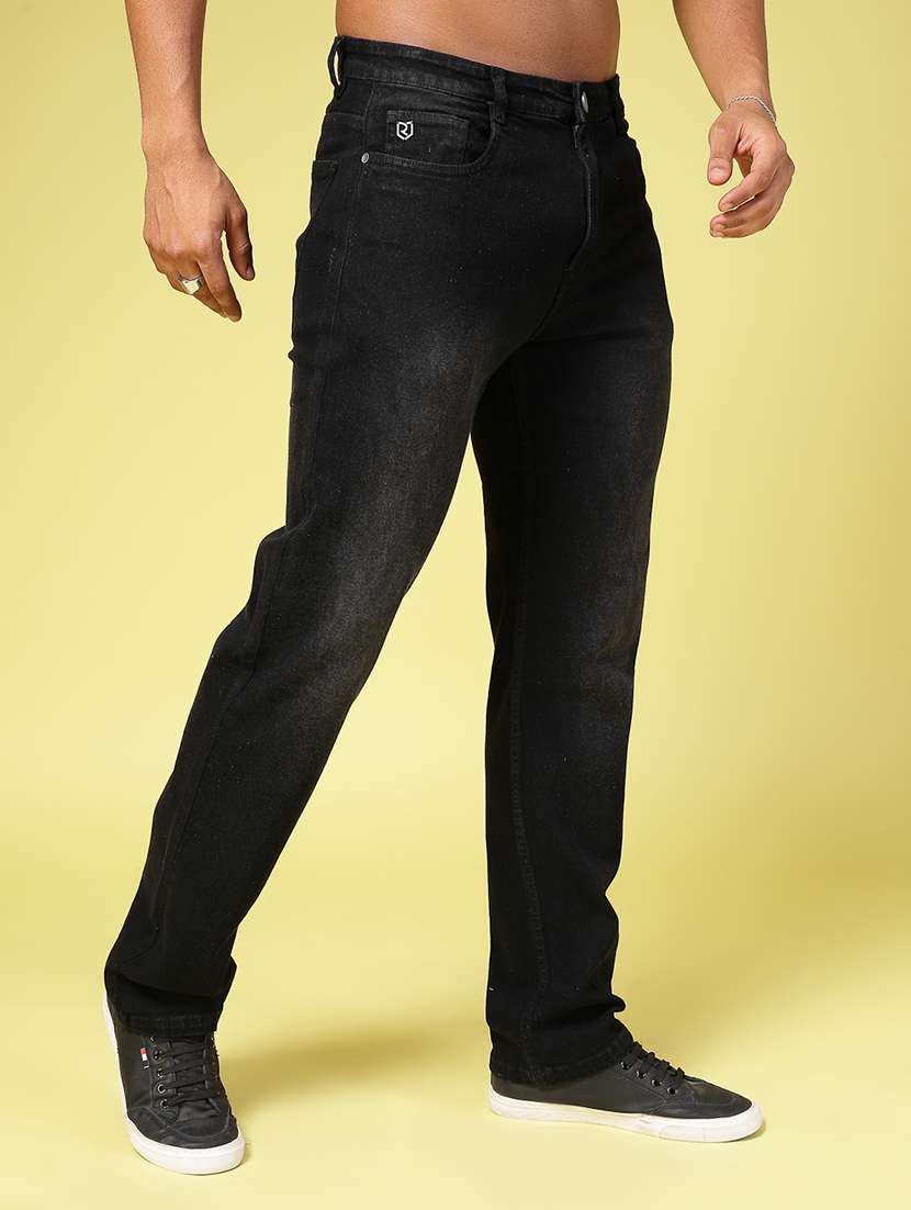 men washed regular fit denim jeans - 21577197 - Standard Image - 2