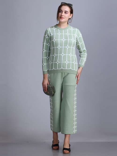 women self design winter co-ord set - 21577249 -  Standard Image - 0