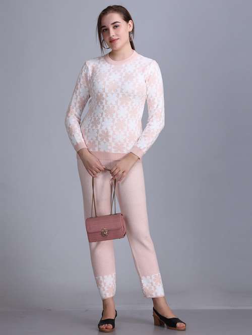 women self design winter co-ord set - 21577256 -  Standard Image - 0