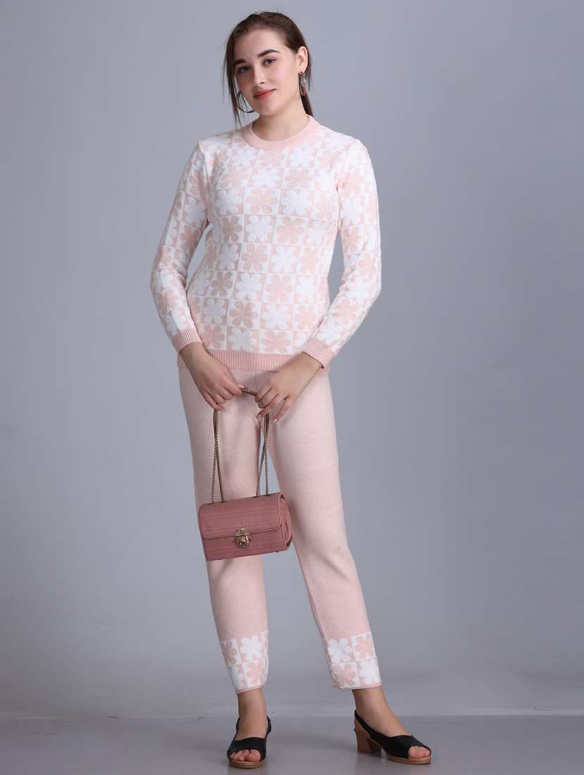 women self design winter co-ord set