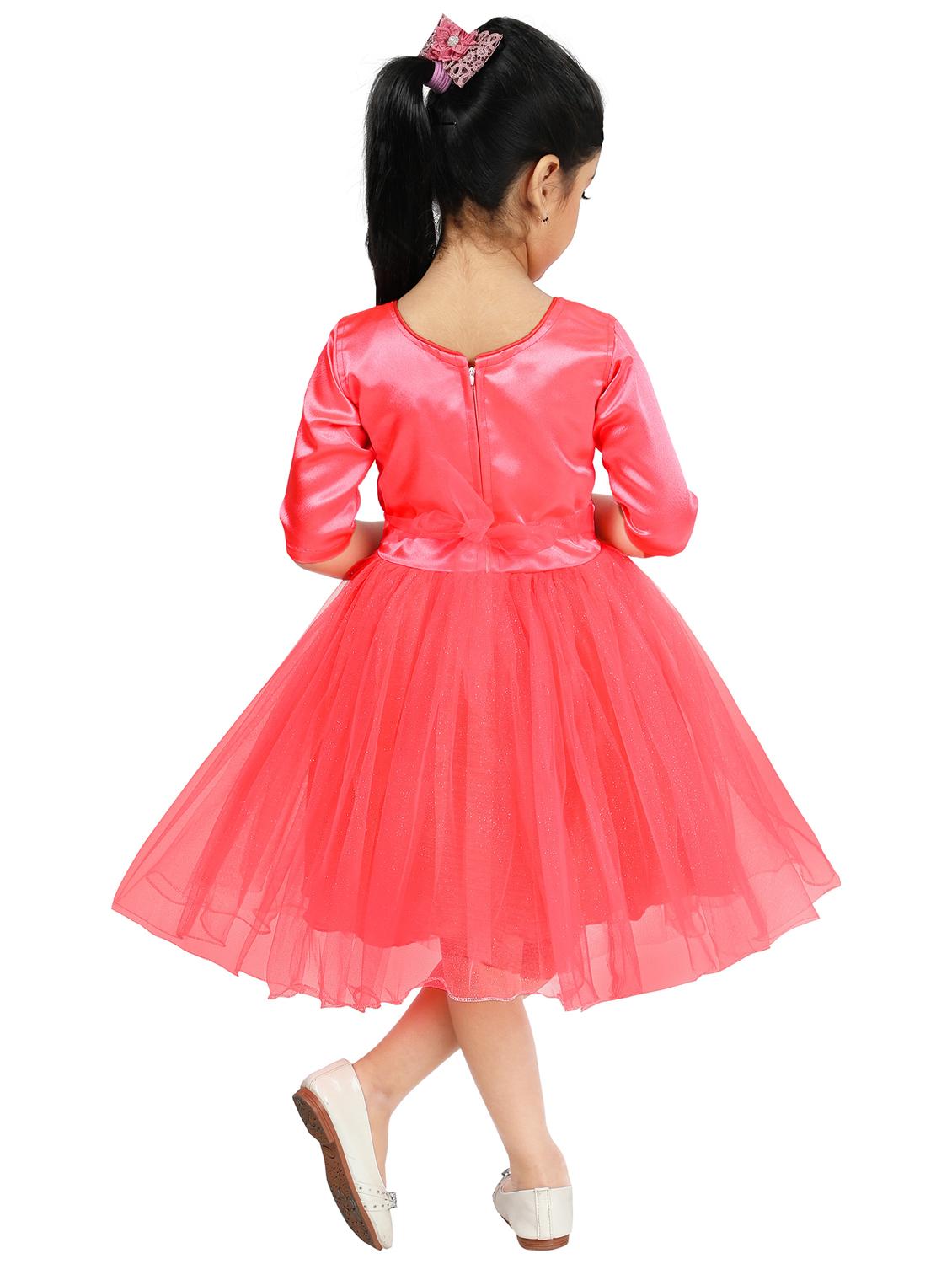 girls glittery detailed sleeveless frock - 21577413 - Standard Image - 2