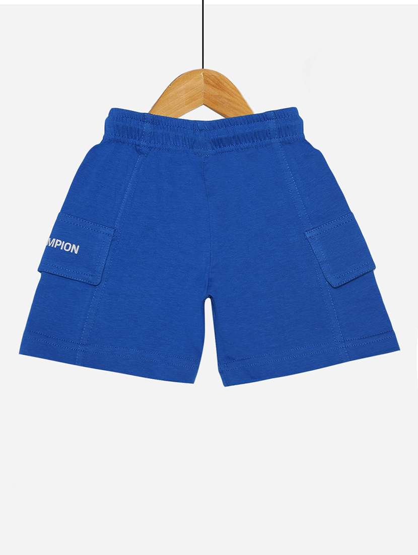 boys pack of 2 solid drawstring shorts with double pockets  - 21577652 -  Standard Image - 2