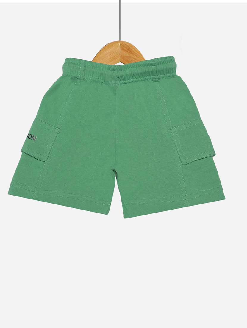 boys pack of 2 solid drawstring shorts with double pockets  - 21577654 -  Standard Image - 2