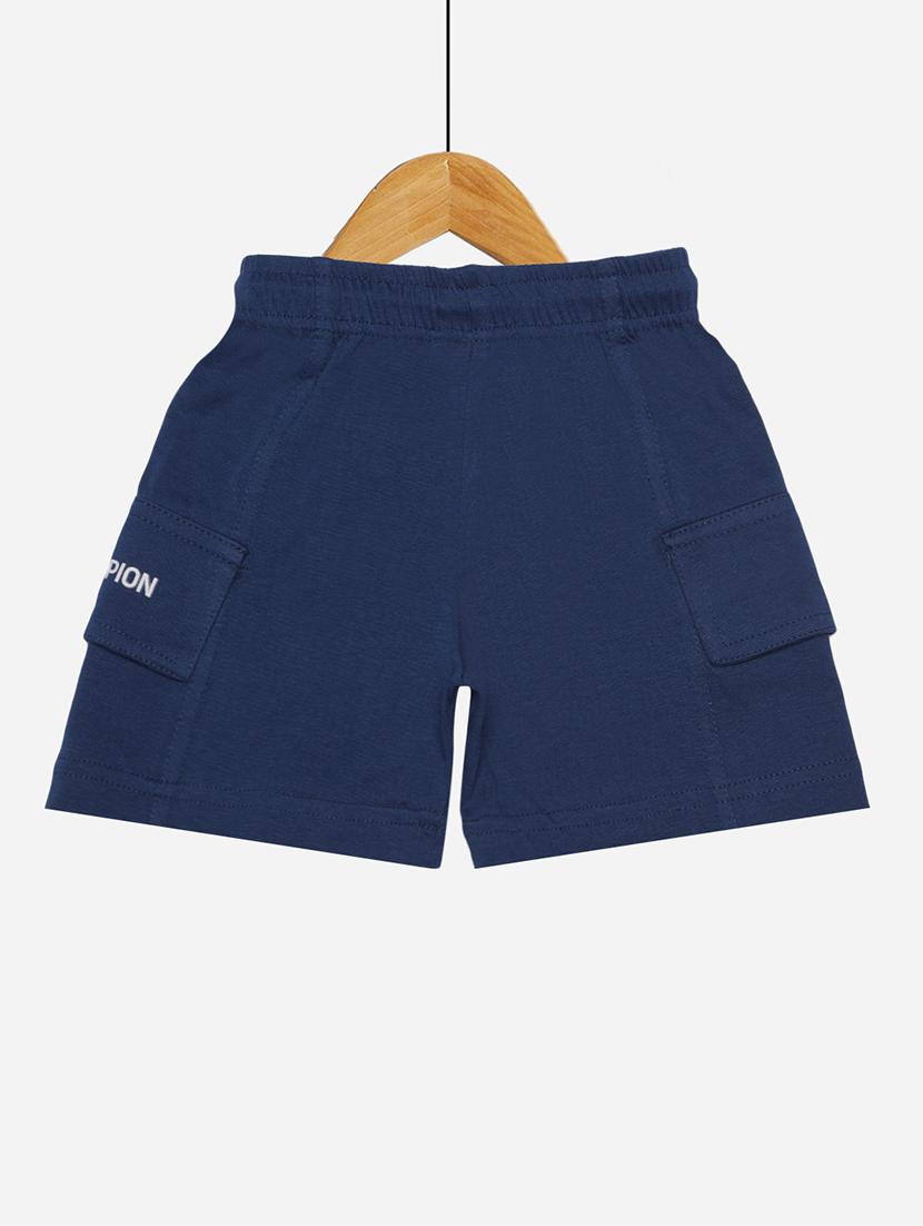 boys pack of 4 solid drawstring shorts with double pockets - 21577660 - Standard Image - 2