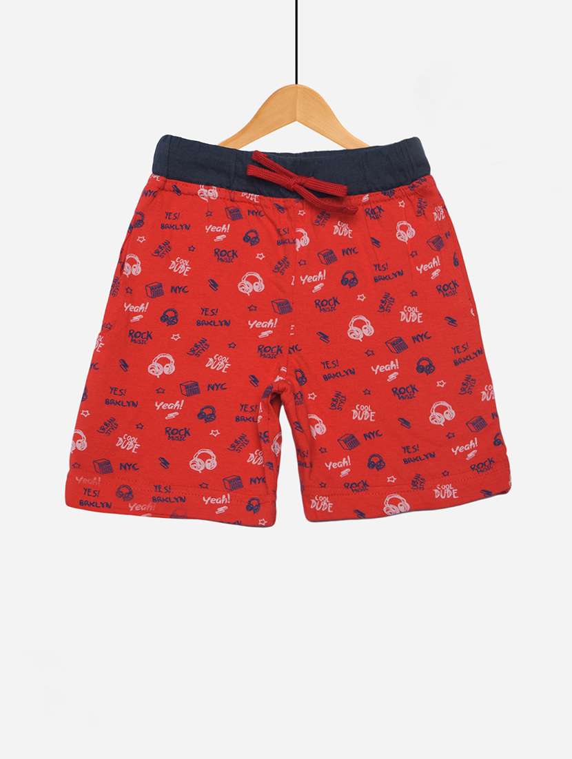 boys pack of 2 printed drawstring loungwear shorts  - 21577668 -  Standard Image - 2