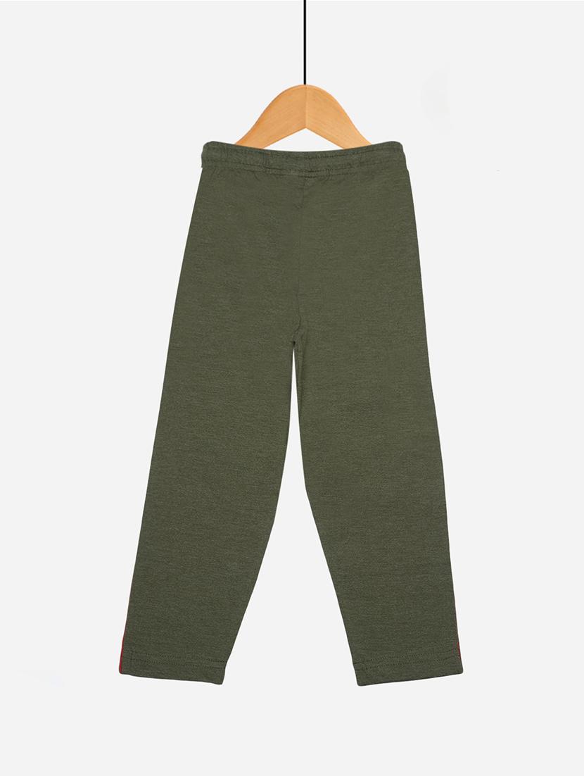 boys solid mid rise drawstring track pant - 21577776 - Standard Image - 2