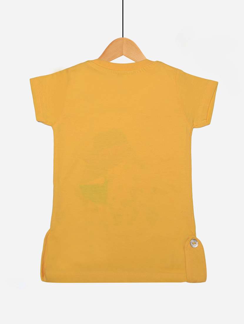 girls pack of 2 front print round neck t-shirt - 21577974 -  Standard Image - 2