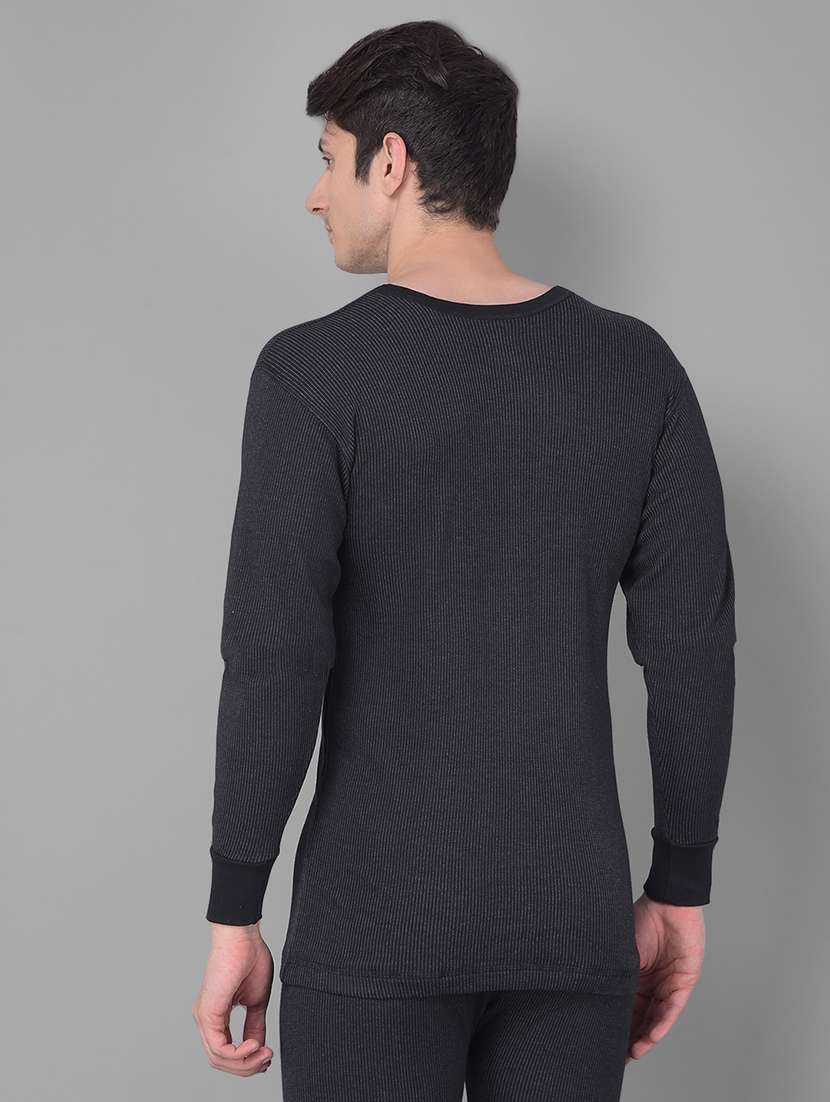 men pack of 2 solid scoop neck full sleeve thermal top - 21578051 -  Standard Image - 2