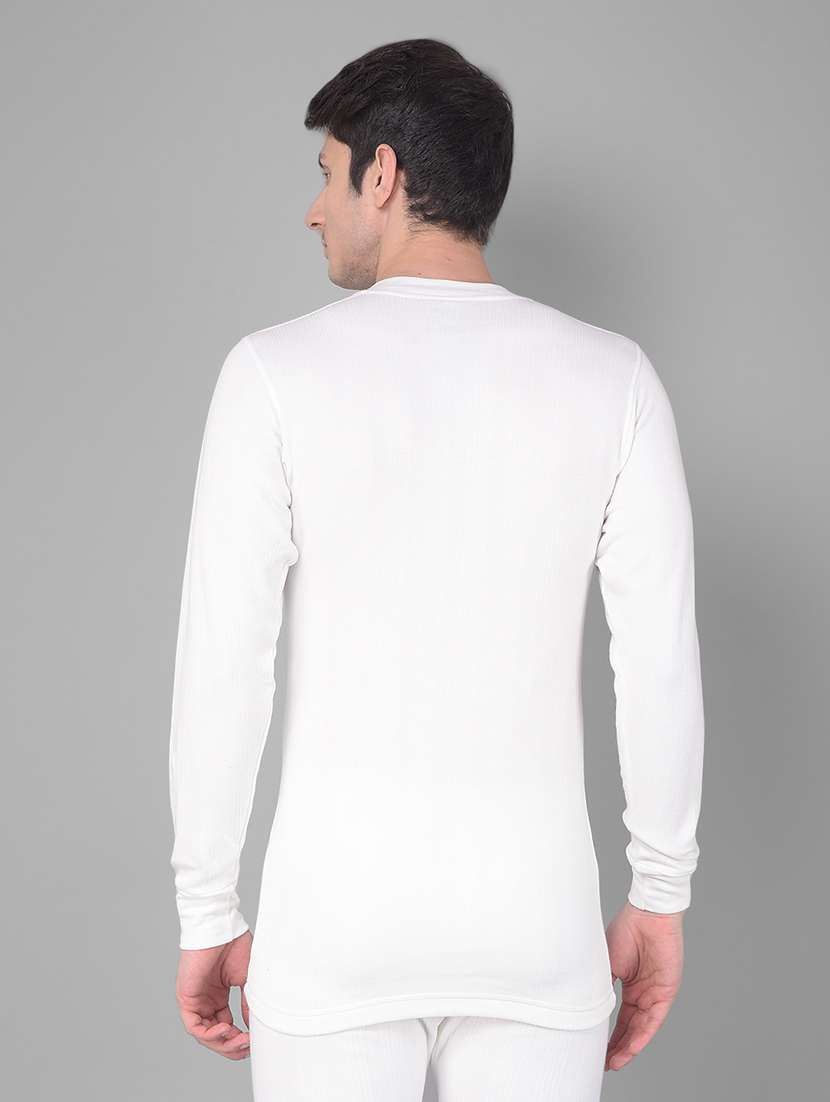 men pack of 2 solid v neck full sleeve thermal top - 21578057 -  Standard Image - 2