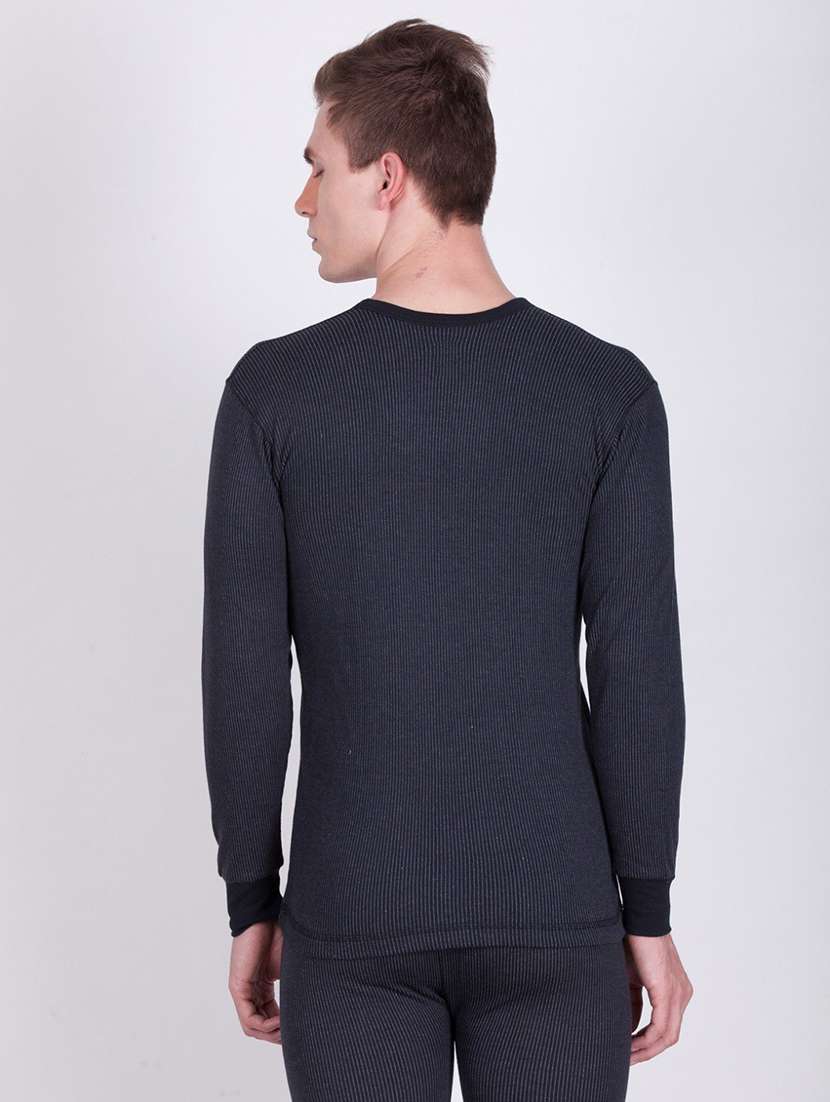 men solid full sleeve thermal set - 21578079 -  Standard Image - 2