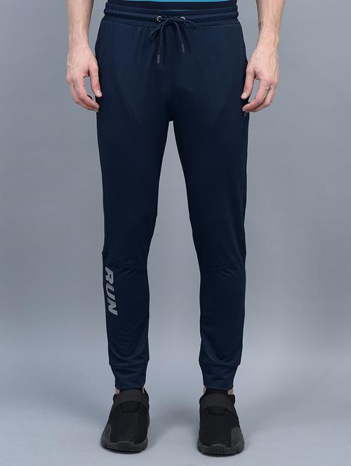 blue polyester joggers - 21578104 - Standard Image - 0