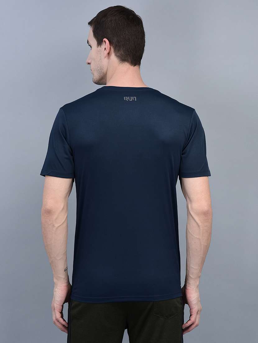 men pack of 2 solid regular fit short sleeves sports t-shirts - 21578259 -  Standard Image - 2