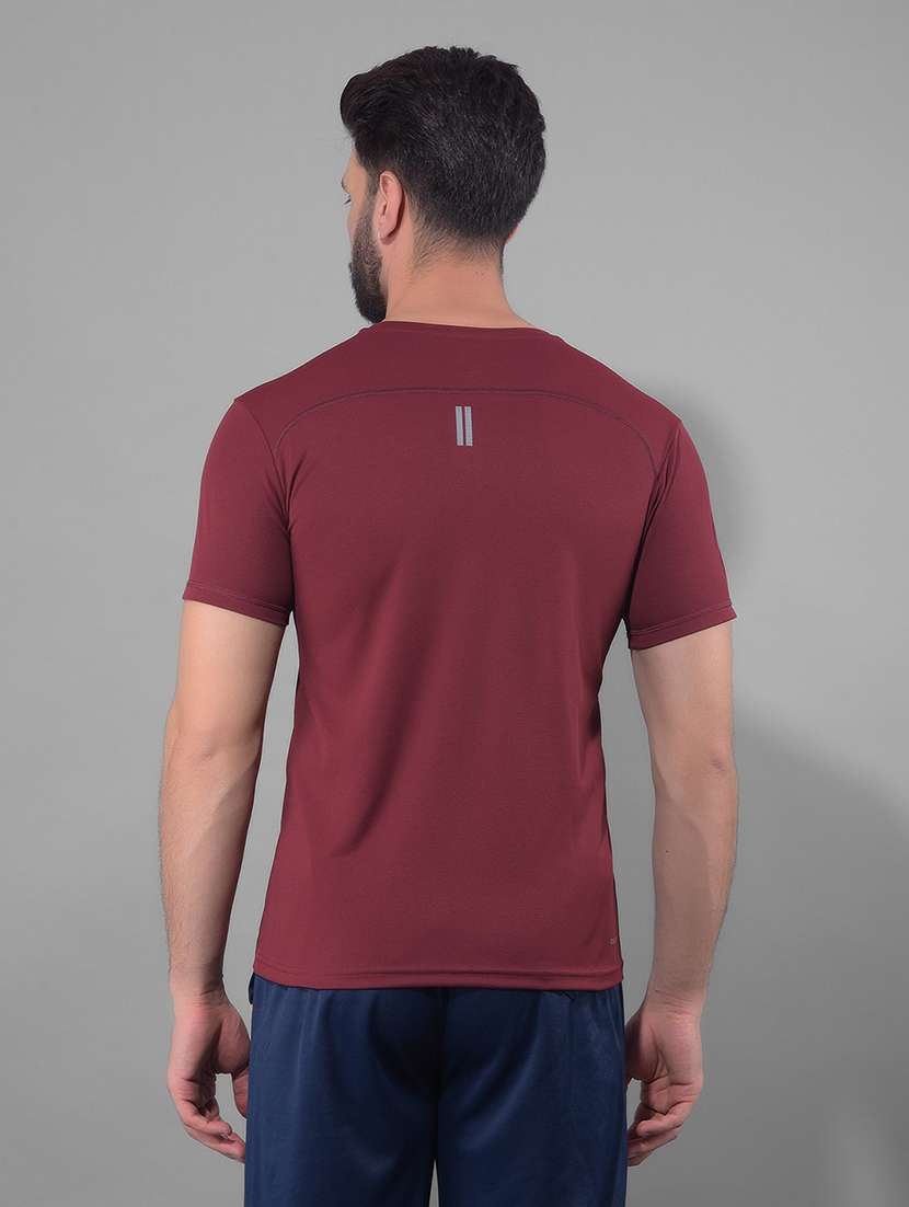 men regular fit short sleeves solid sports t-shirts - 21578275 -  Standard Image - 2