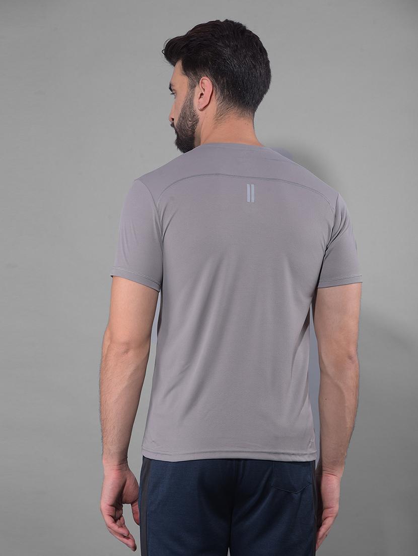 men pack of 2 solid regular fit short sleeves sports t-shirts - 21578281 - Standard Image - 2