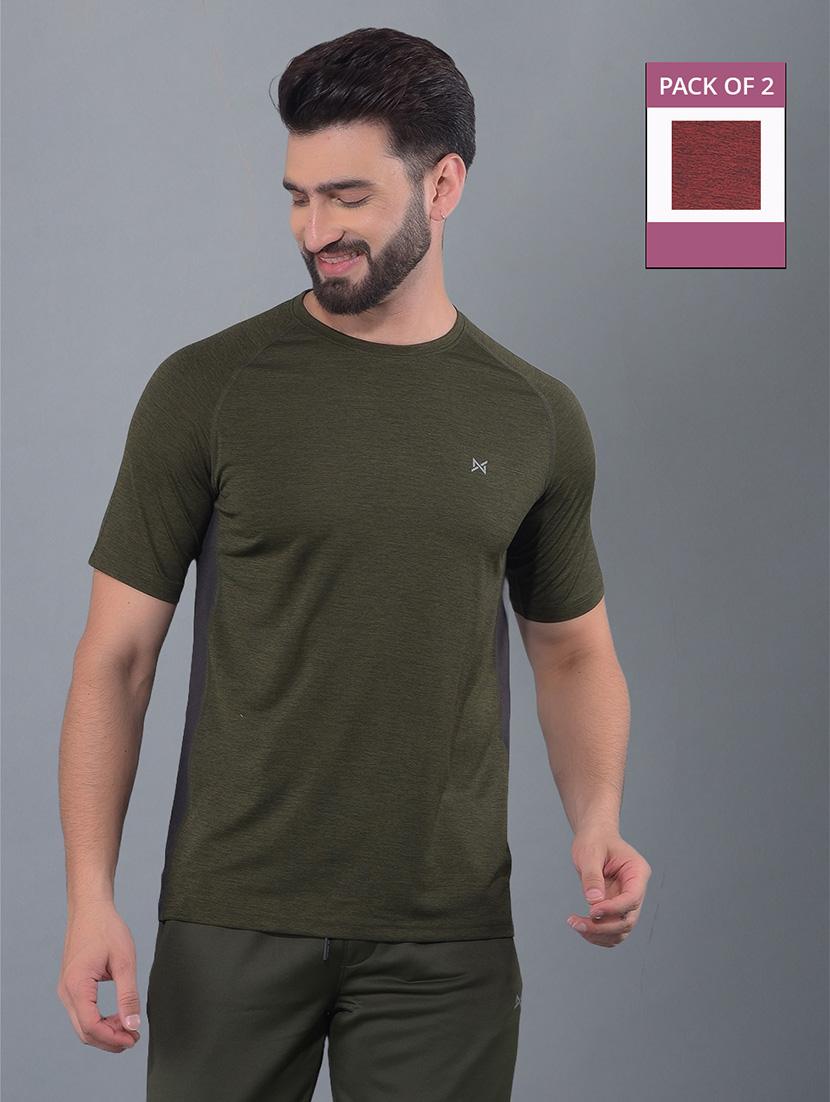men pack of 2 regular fit sports t-shirt - 21578287 - Zoom Image - 0