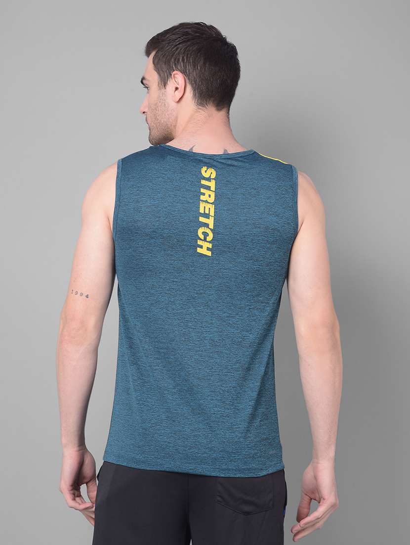 men pack of 2 regular fit sleeveless color block sports t-shirts - 21578319 -  Standard Image - 2