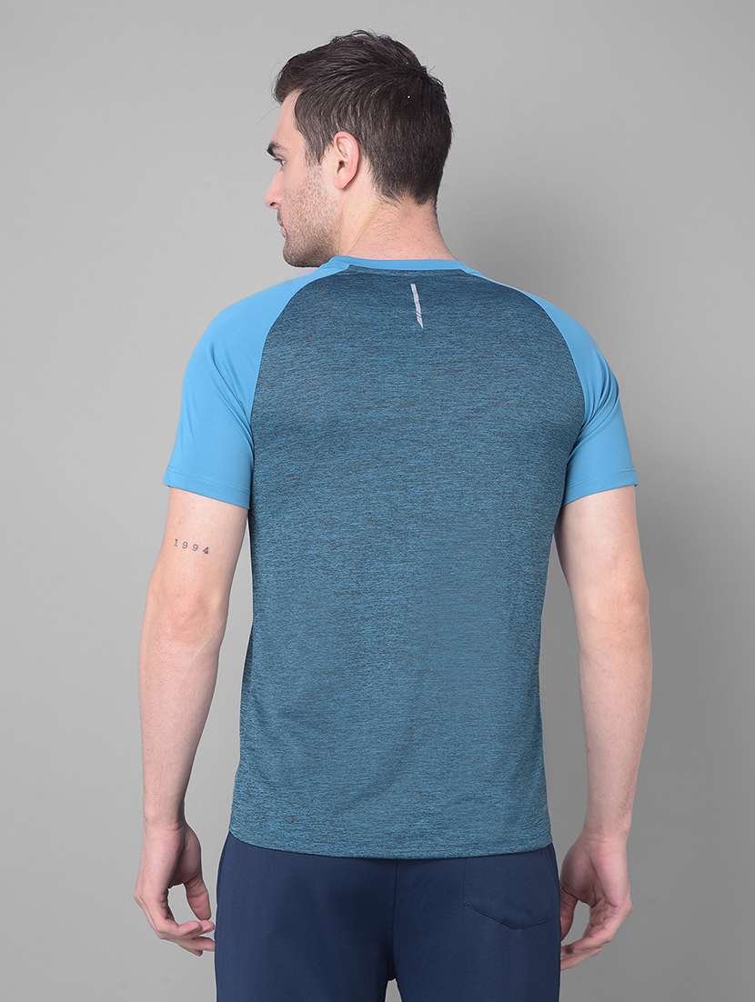 men pack of 2 regular fit color block sports t-shirts - 21578343 -  Standard Image - 2