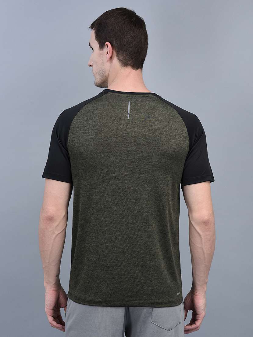 men pack of 2 regular fit color block sports t-shirts - 21578345 -  Standard Image - 2