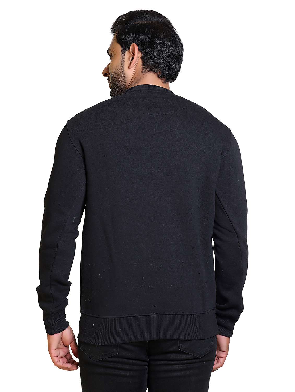 men color block round neck long sleeve sweatshirt - 21578428 -  Standard Image - 2