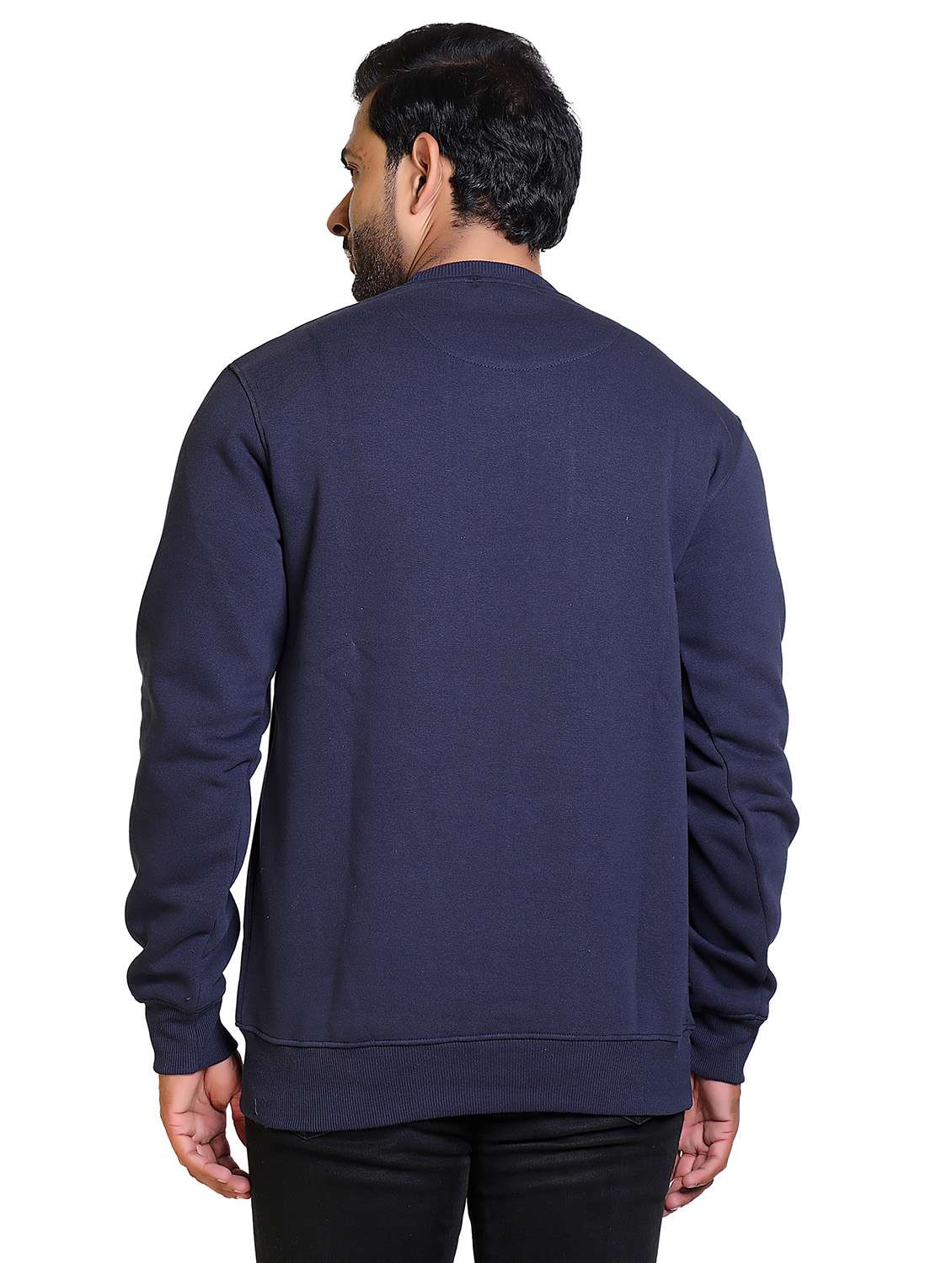 men color block round neck long sleeve sweatshirt - 21578431 -  Standard Image - 2