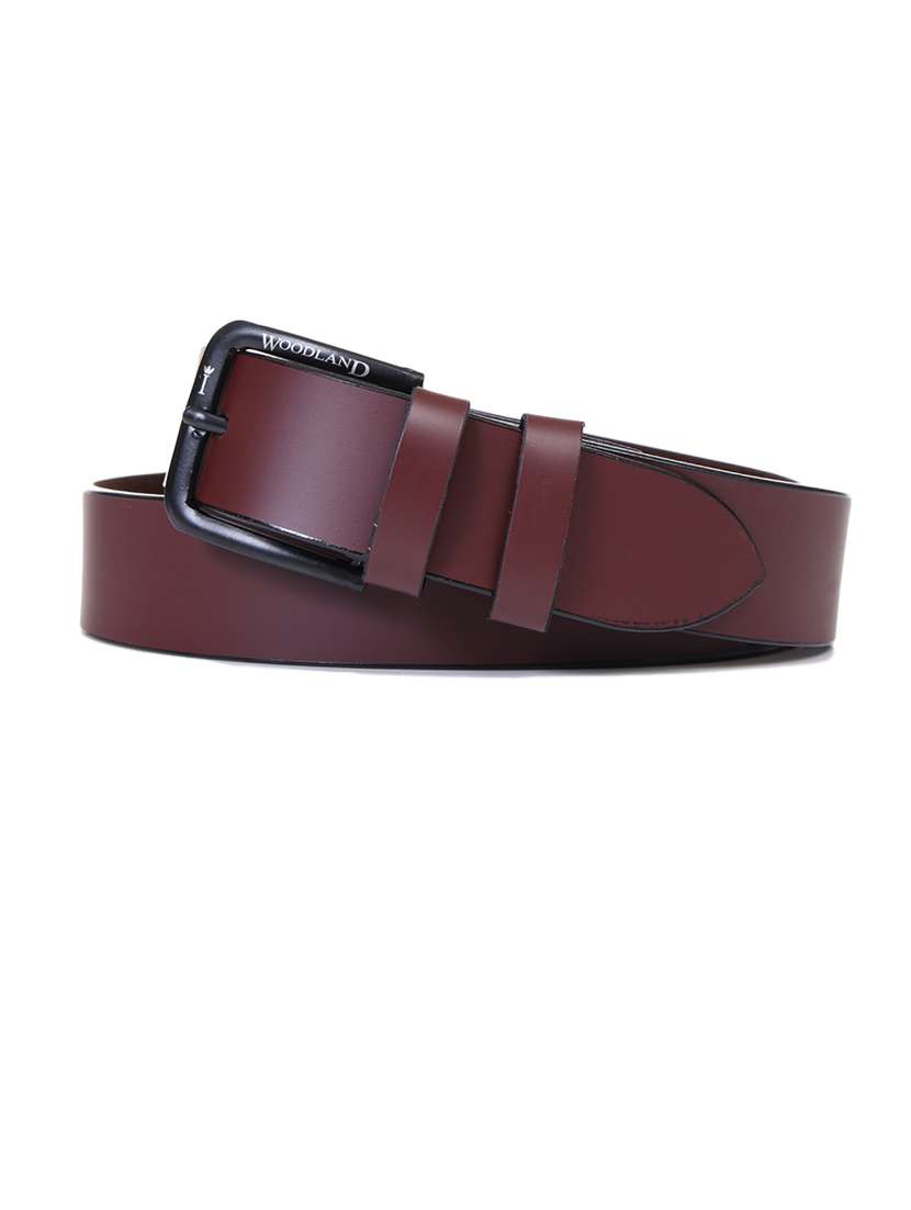 men brown leather belt