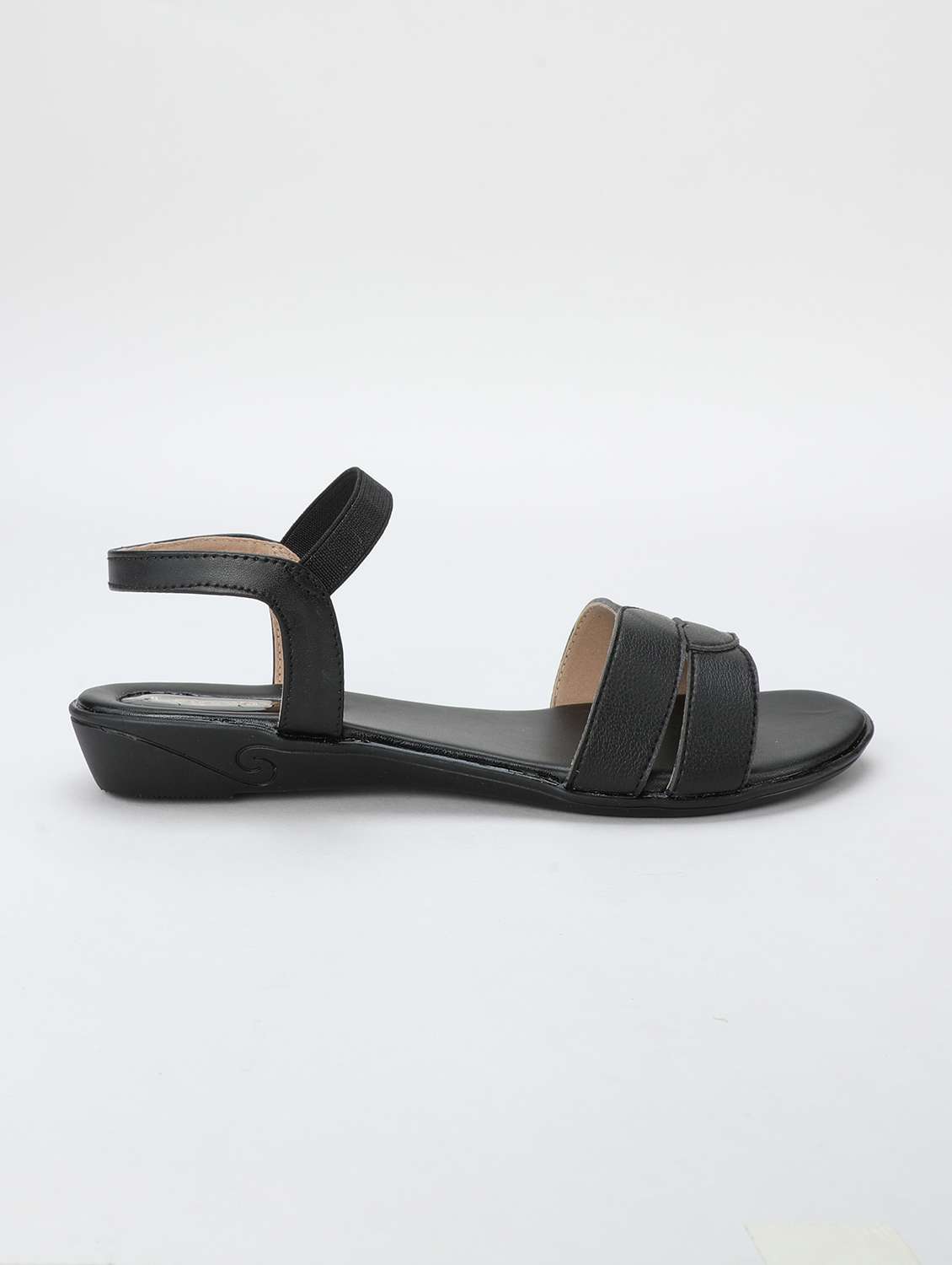 women black ankle strap sandal - 21578445 -  Standard Image - 2