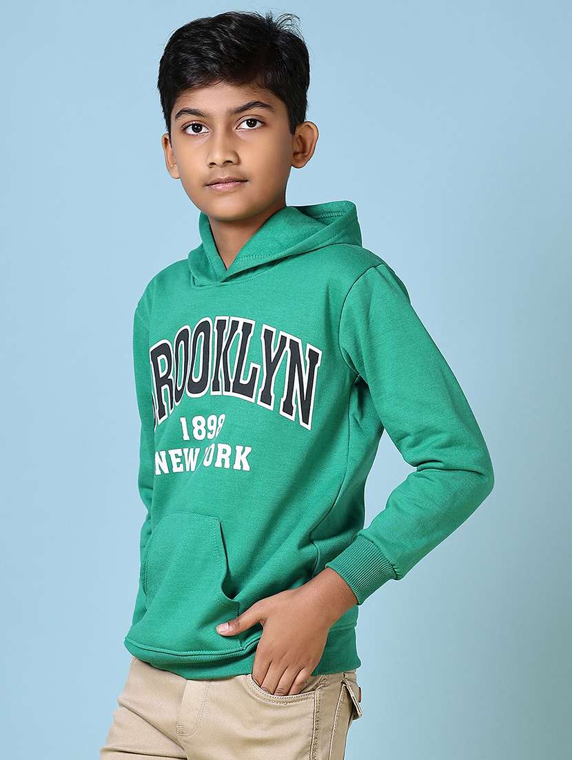 boys long sleeves front print sweatshirt - 21578544 -  Standard Image - 2