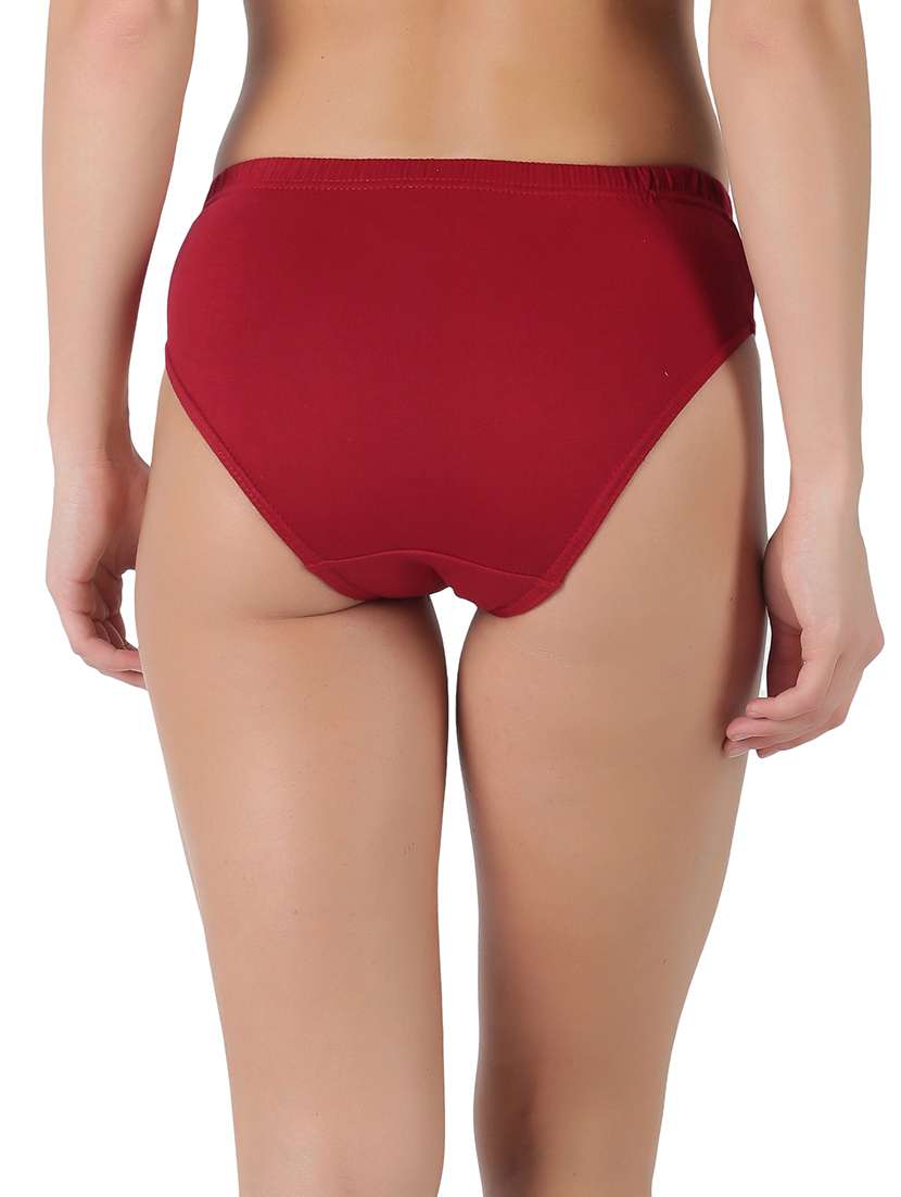 Women Solid Cotton Panty Combo - 21578817 -  Standard Image - 2