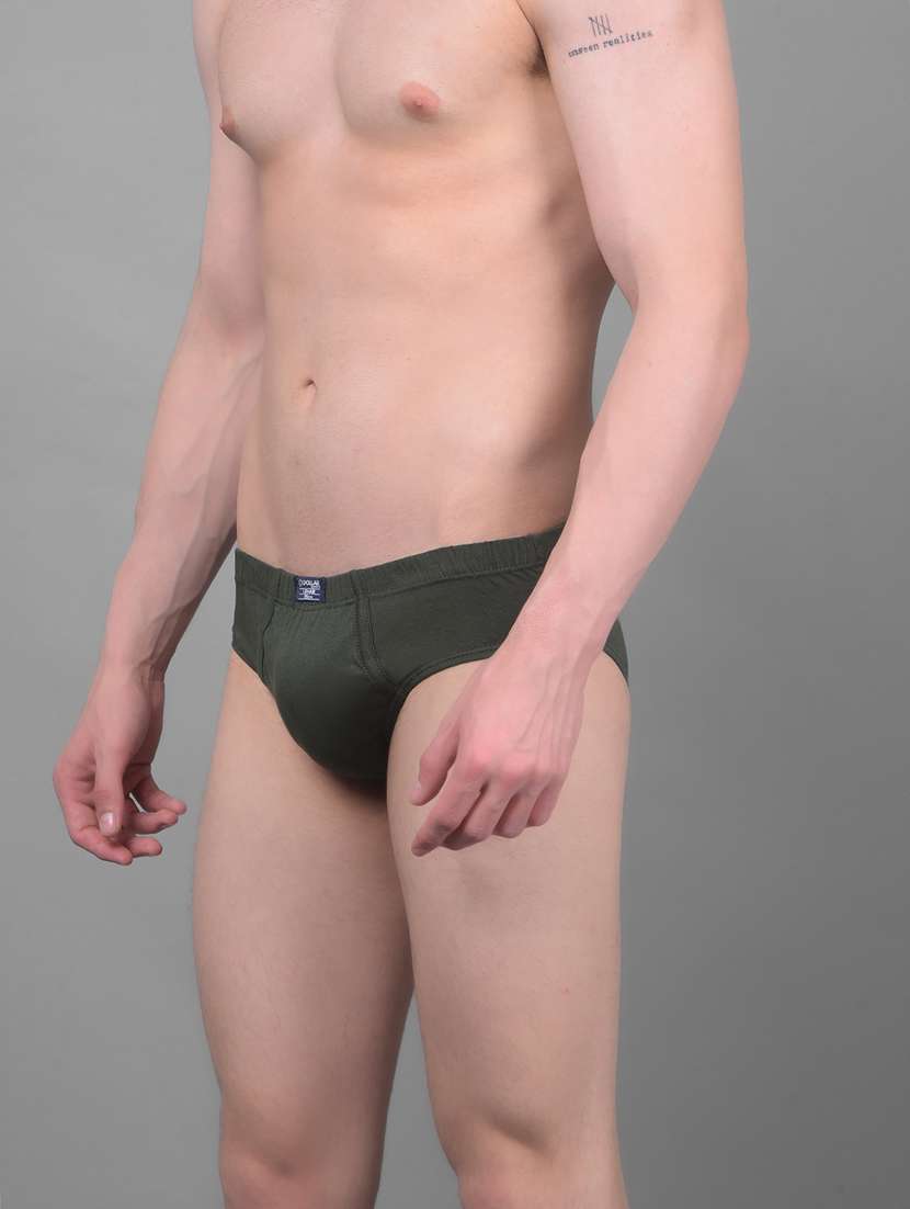 men pack of 5 solid hipster briefs - 21578942 -  Standard Image - 2