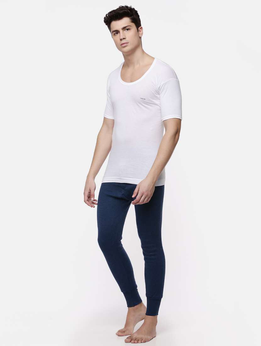 men pack of 4 solid half sleeve vest - 21579084 -  Standard Image - 2