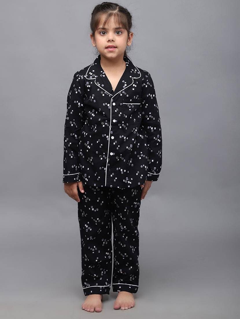 girl printed nightwear pyjama set - 21579552 - Zoom Image - 0