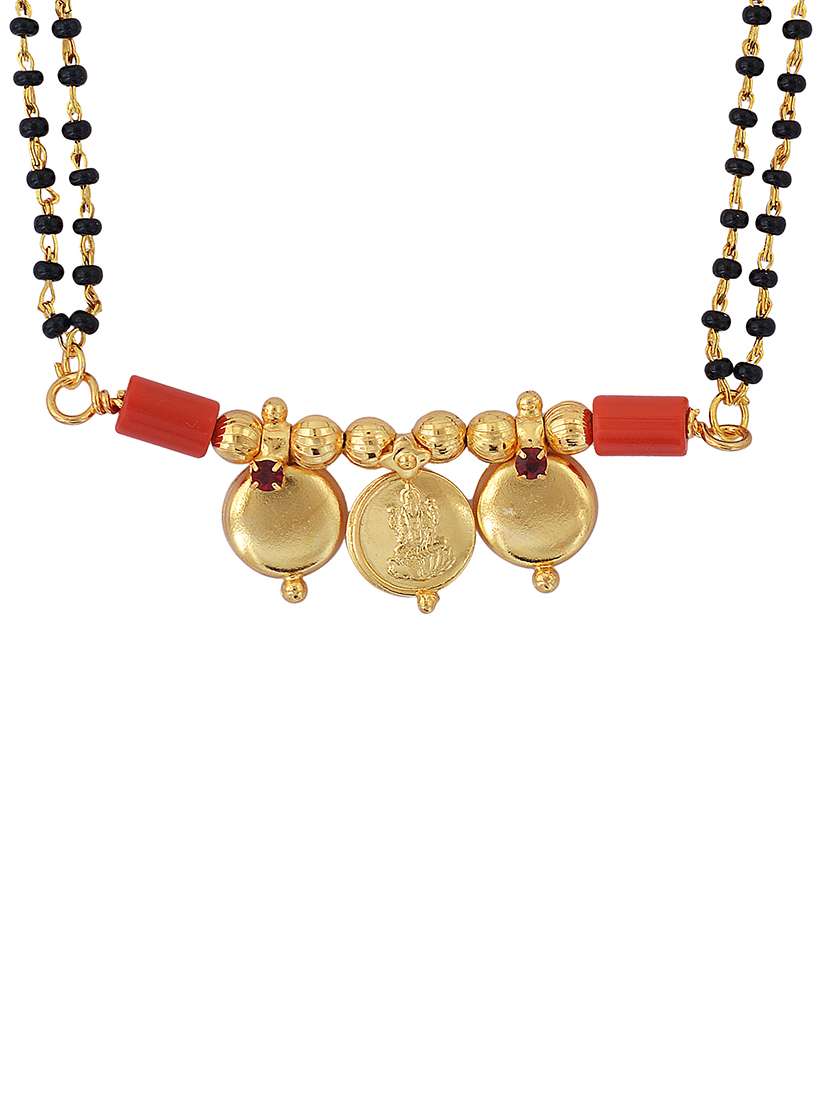 women gold metal mangalsutra - 21579577 -  Standard Image - 2