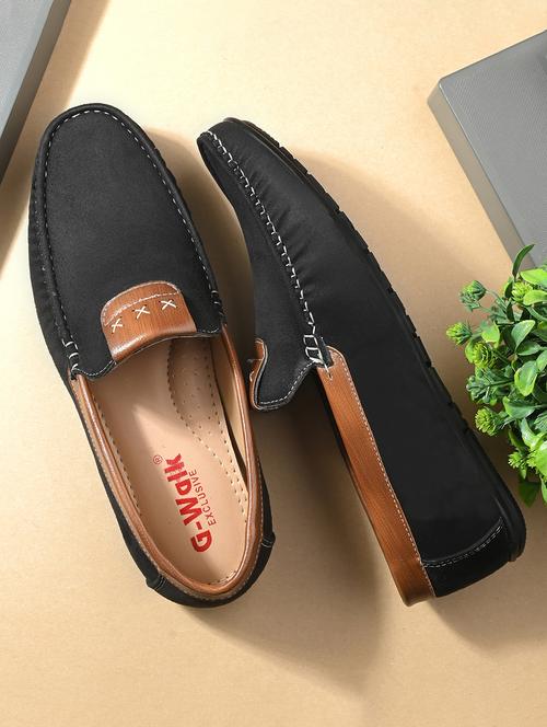 men black slip on loafers - 21580000 -  Standard Image - 0
