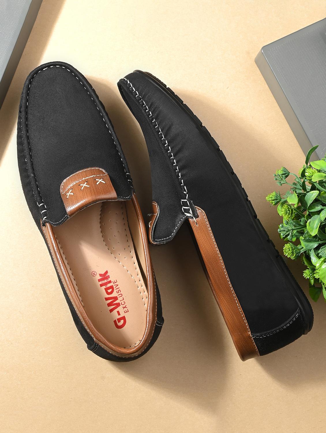 men black slip on loafers - 21580000 -  Zoom Image - 0