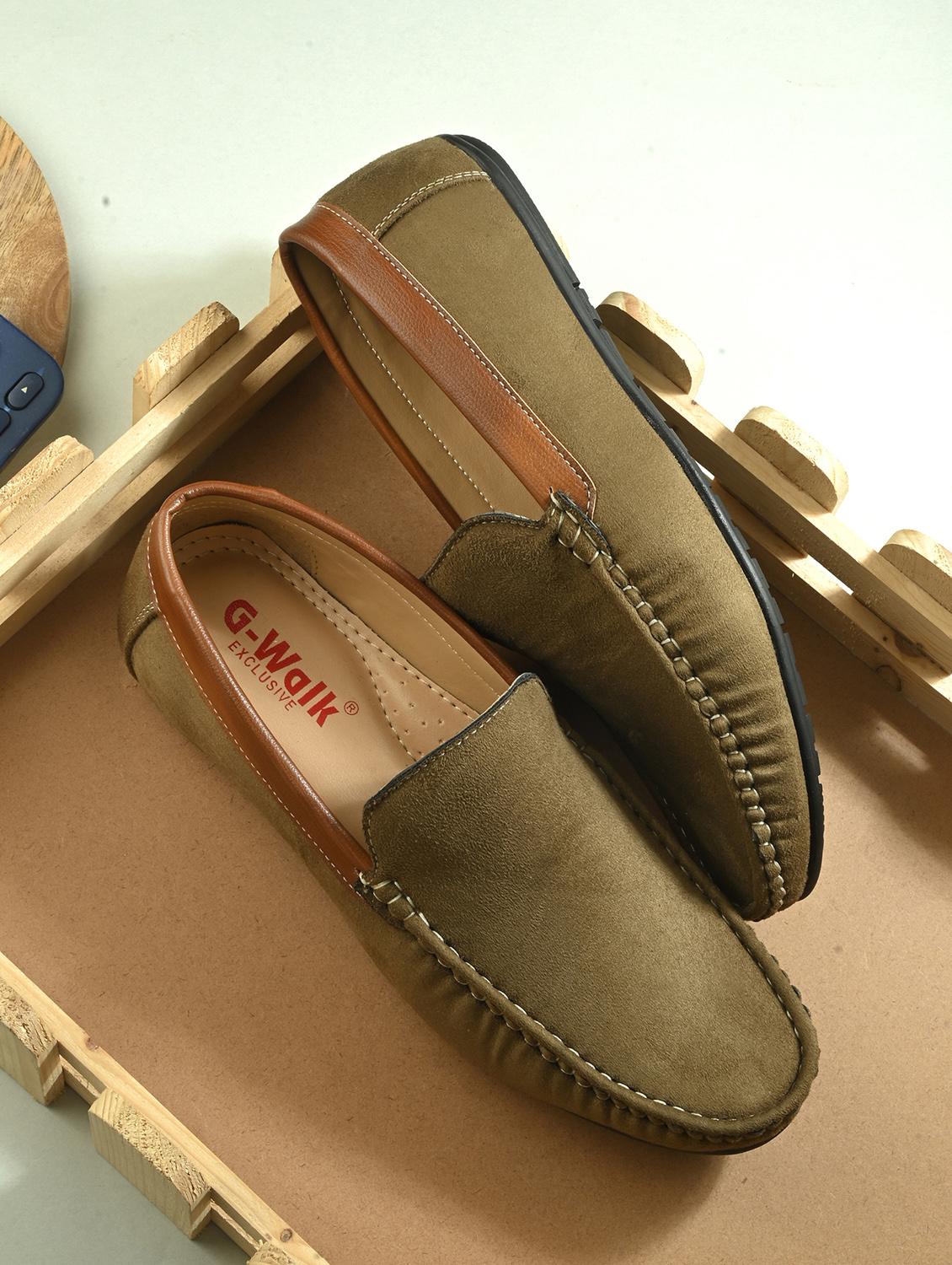 men green slip on loafer - 21580013 -  Zoom Image - 0