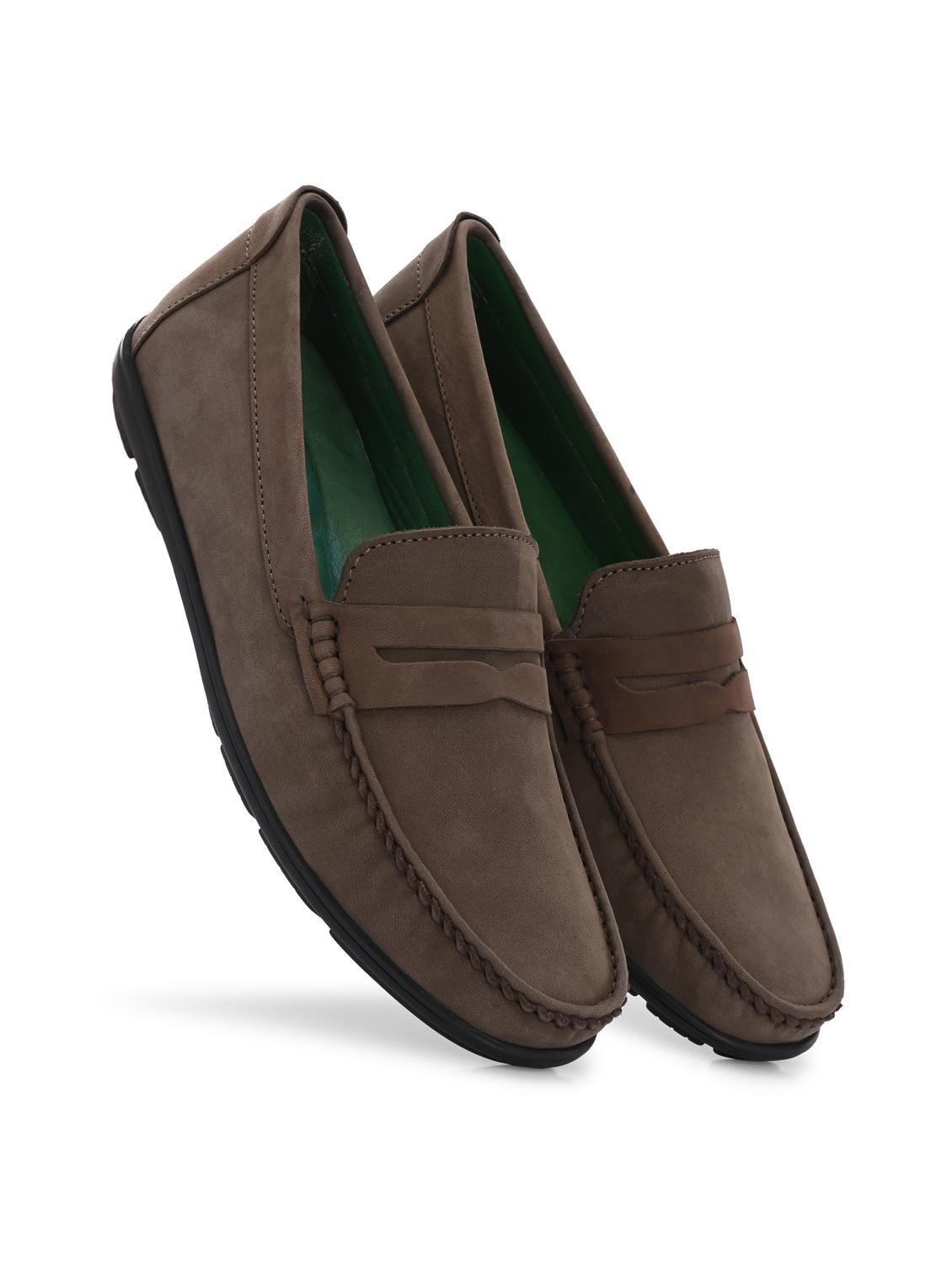 men brown slip on loafer - 21580015 - Standard Image - 2