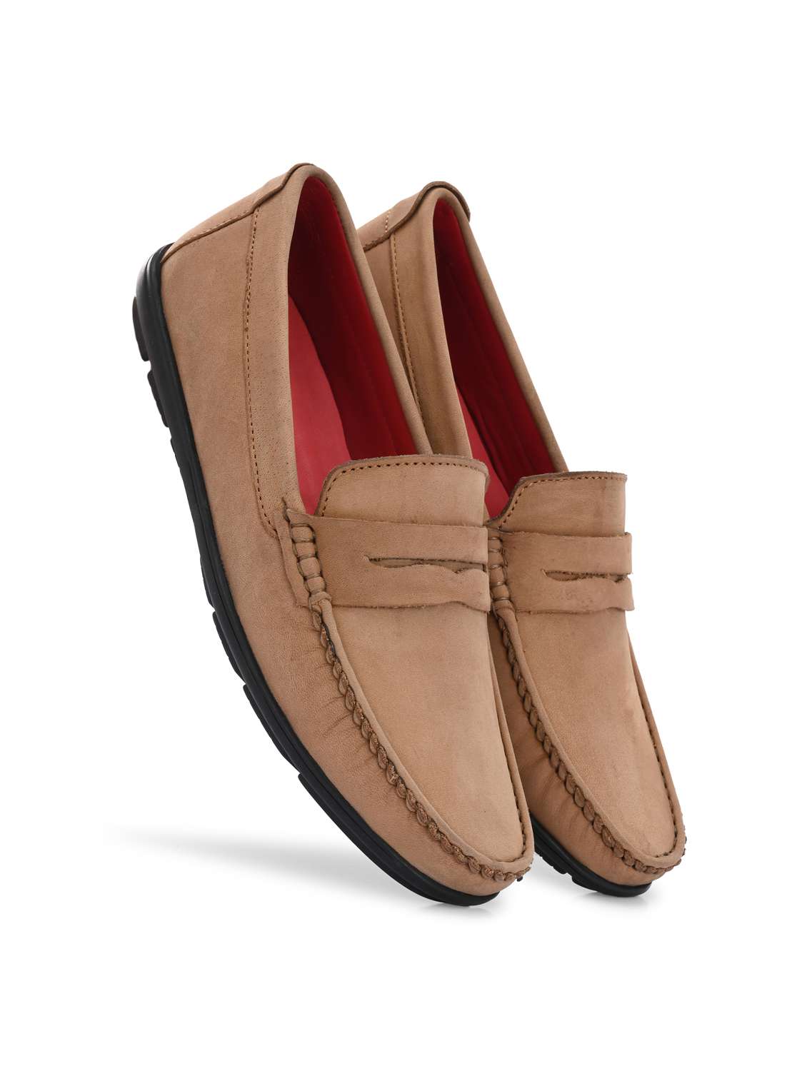 men beige slip on loafer - 21580016 - Standard Image - 2