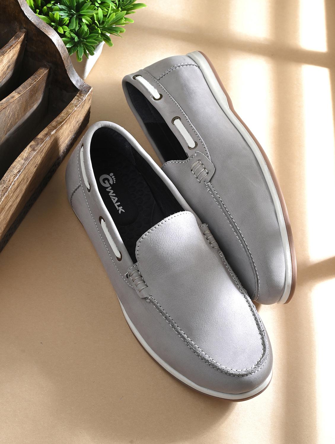 men grey slip on loafer - 21580019 -  Zoom Image - 0